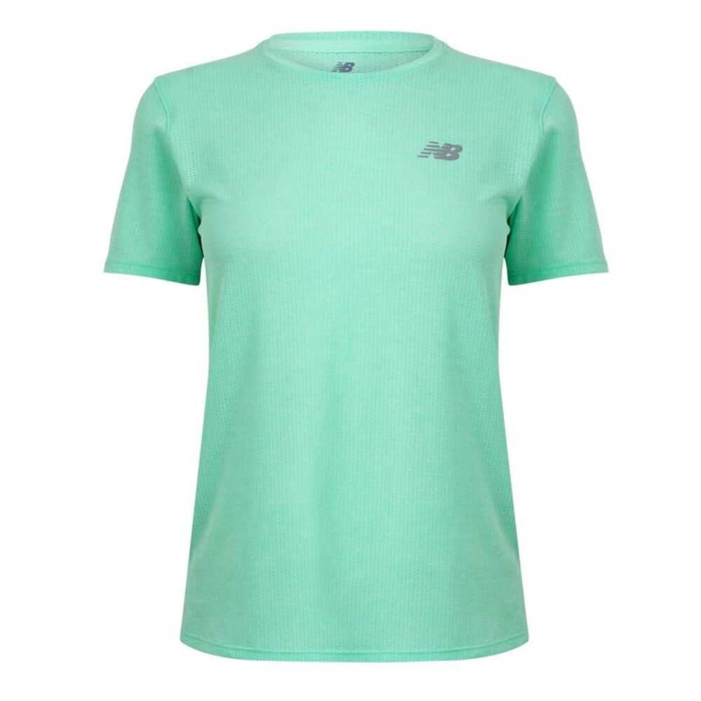 New Balance Womens/Ladies Performance Short-Sleeved Running T-Shirt / Mint Green